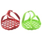 Kitchen Portable Silicone Food Sling Lifter Steamer Heat Resistant Multifunction