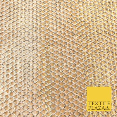 WHITE & GOLD Satin Bonded Large Hexagon Lace Dancewear Dress Fabric 1245 | eBay WHITE & GOLD Satin Bonded Large Hexagon Lace Dancewear Dress Fabric 1245 | eBay