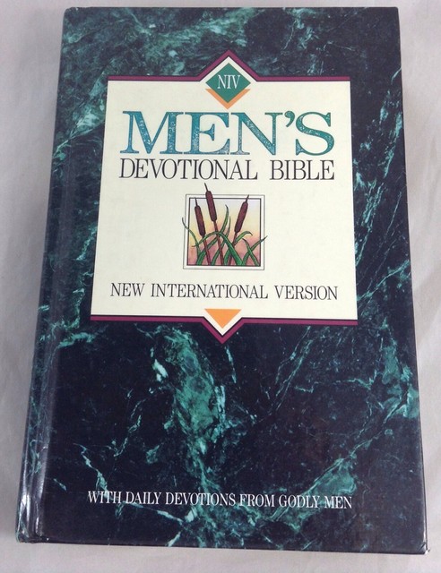 Mens Devotional Bible NIV 1993 Hardcover EBay