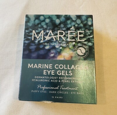 MAREE EYE GELS 12 Pairs Marine Collagen Eye Gels Exp 4/26