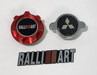 RED BILLET ENGINE OIL CAP + RADIATOR CAP 46G3 FOR MITSUBISHI RALLIART ECLIPSE OE