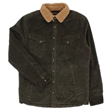 Taylor Stitch Men's Western Shirt Jacket Cotton Corduroy Sherpa Lined $188