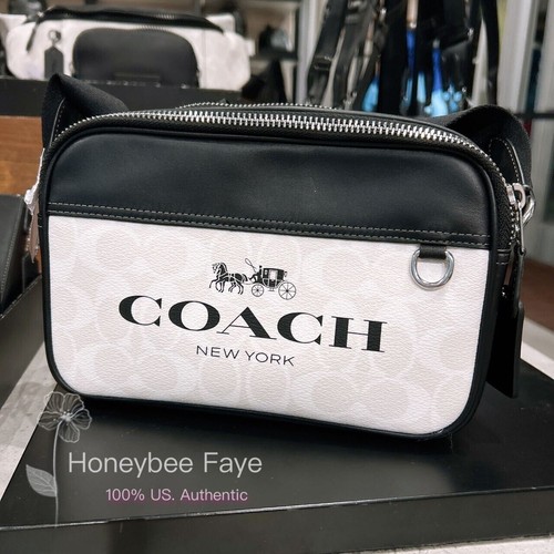 NWT COACH men's Graham Crossbody In Signature Canvas C4148/CP062/CE638/CE746 - Picture 84 of 122