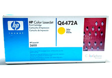 HP Color LaserJet Q6472A Yellow Toner Print Cartridge New/Sealed