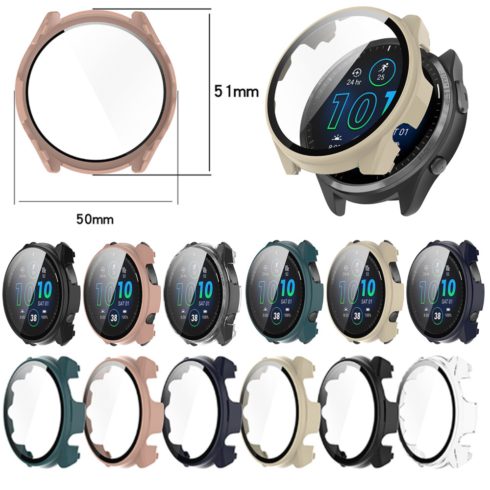 4-Pack Garmin Vivoactive Screen Protector TPU Bumper Case