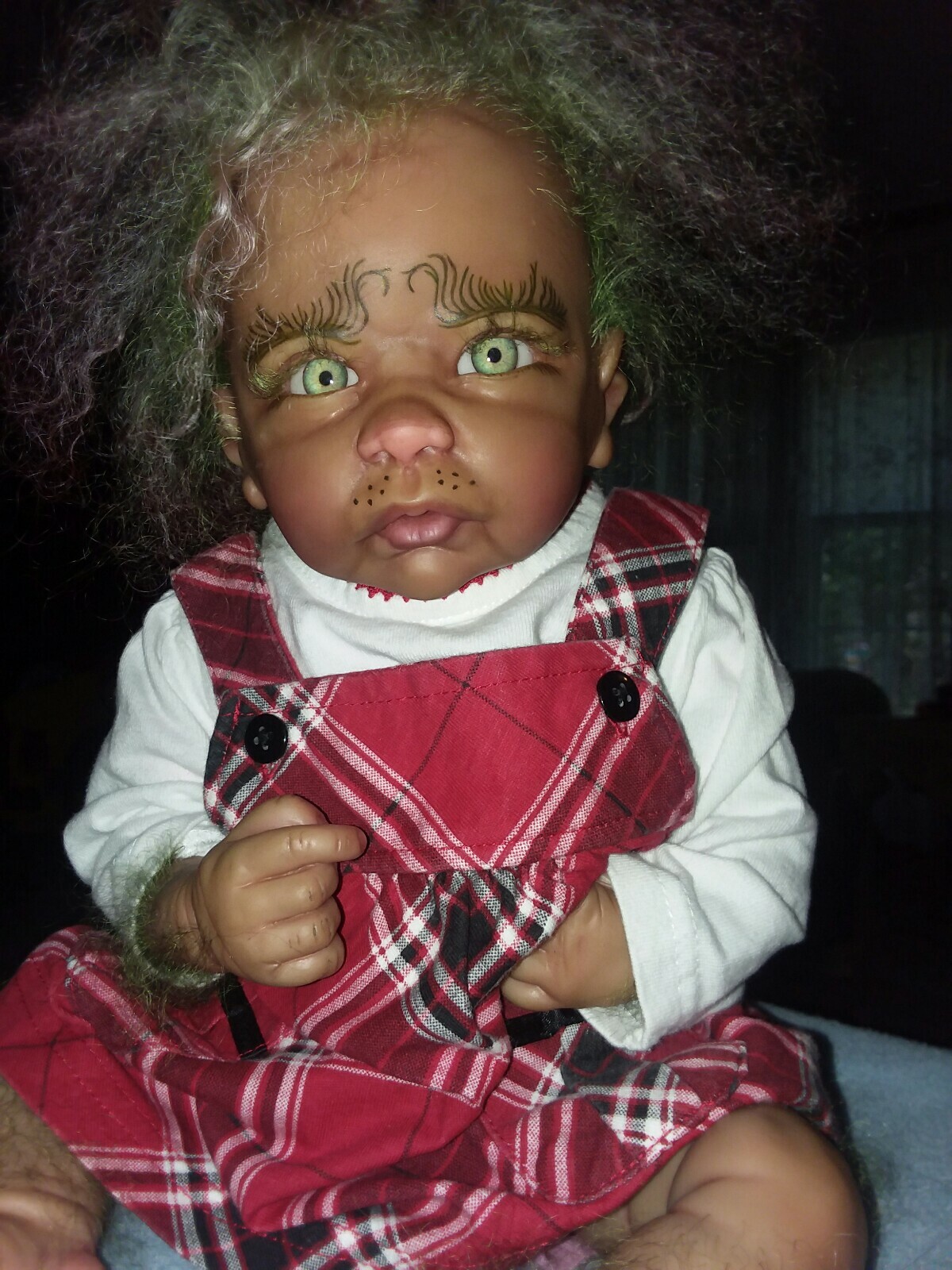 reborn grinch baby doll