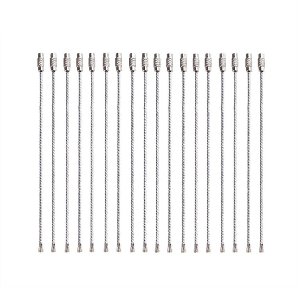 Stainless Steel Wire Keychains Keychain Carabiners Metal Wire Keychain