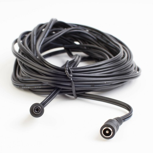 26ft Heavy Duty 16 AWG DC Extension Cable for 12v 24v LED Light Security Camera - Picture 12 of 16