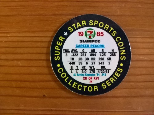 Moneda de acción 7-11 Slurpee 1985: Don Mattingly béisbol MLB - Imagen 2 de 2
