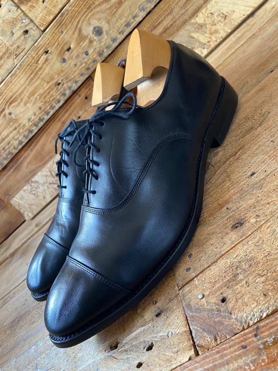 Allen Edmond Park avenue oxford, BLACK cap-toe leater shoes