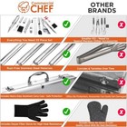 Commercial Chef 25-Piece Grill Accessories Set – Outdoor Cooking Bbq Tools