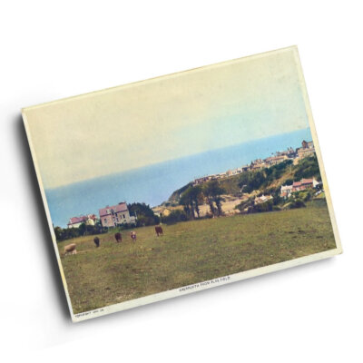 A4 PRINT - Vintage Wales - Aberporth from Plas Field (b)