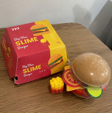 Big Max Slime Burger Food Play Set with Fries Kids Sensory Toy