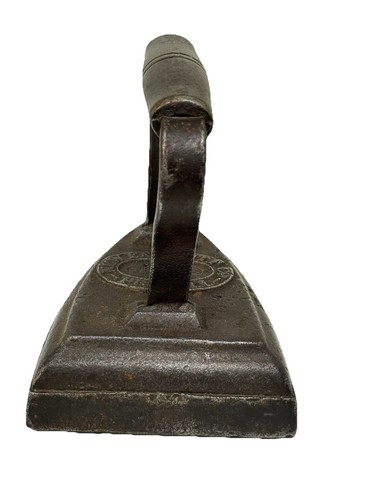 Antiguo tope de puerta de hierro fundido rústico New England Butt Co. triste hierro plano - Imagen 6 de 8