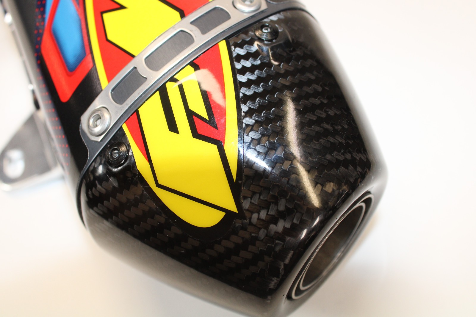 FMF Factory-4.1 RCT Aluminum Silencer/Carbon  Cap fits Yamaha Yz250f 2019-2026