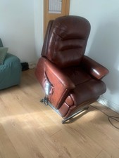 Dual Motor Pennith Petite Both Glides, Full Leather, Lumbar Adjustment Motor