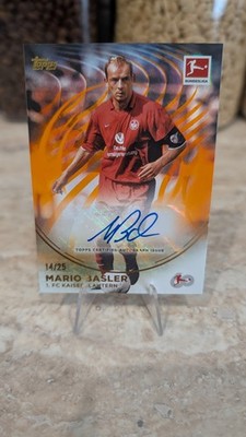 2023/24 Topps 60 Jahre Bundesliga Mario Basler Auto /25 -1. FC Kaiserslautern 