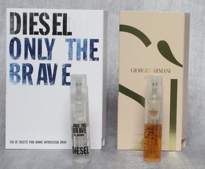 Giorgio ARMANI Si Parfum 1.2 ml EdP & DIESEL Only The Brave 1.2 ml EdT-Spray
