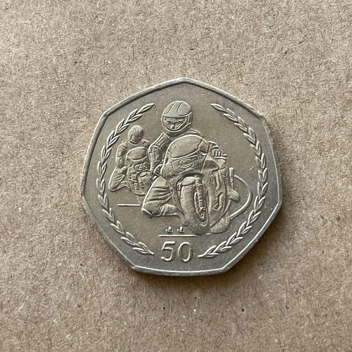 1997 Isle of Man TT Races Motorbike Phillip McCallen 50p Coin Circulated |  eBay UK