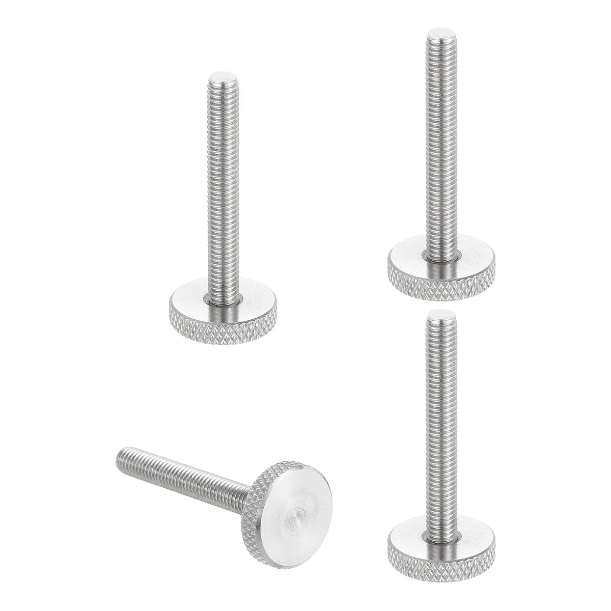Lot De 10 Vis Moletées Uxcell M3x12mm – Aluminium Noir – PC