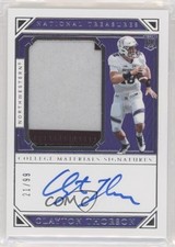 2019 Panini National Treasures Collegiate 21/99 Clayton Thorson #122 Auto up0