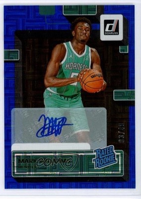 2022 Donruss Rated Choice Blue Signatures /49 Mark Williams Rookie Auto RC 1uw6