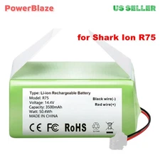 14.4V 3500mAh Li-ion Battery for Shark Ion R75 R85 RV761 RV850C RV850 RV850BRN
