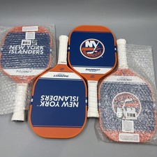 Set Of 4- PARROT Pickleball Paddles - New York Islanders - New