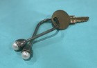 Pearl Closed Brass Helix Keyring 2 1/4” — photo 1