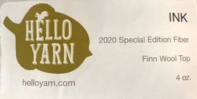 Hello Yarn Roving 10oz "Ink" - Image 2 of 2