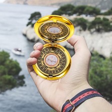 Camping Accesories Hiking Gear Ancient Chinese Compass Automatic