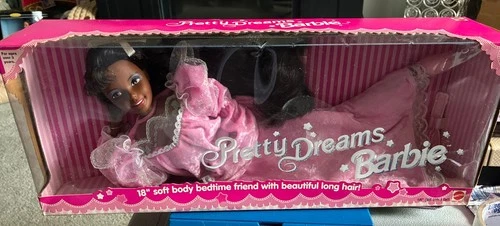 Vintage 1995 Pretty Dreams Barbie Doll #13630 New African American Black RARE