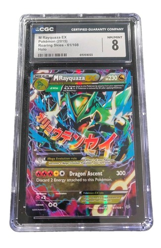 M Rayquaza-EX graded CGC 8 for sale on eBay