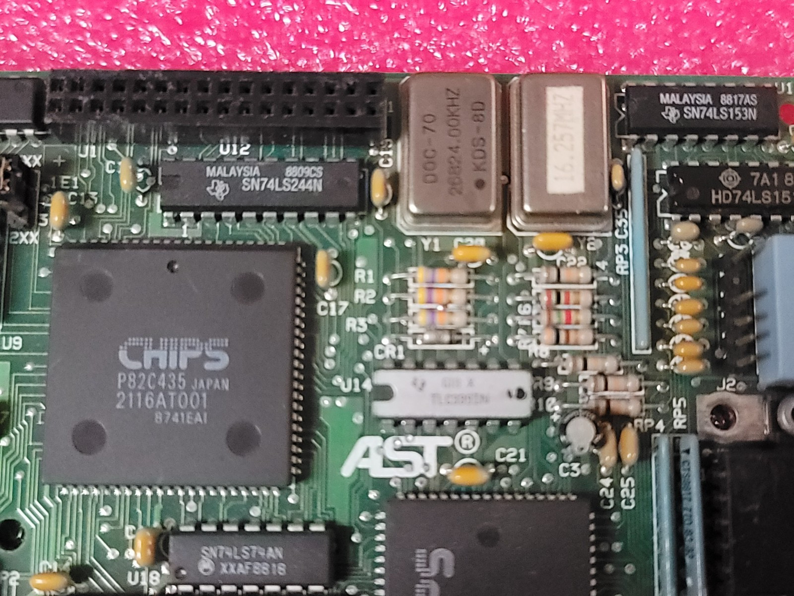 AST 3G PLUS 2 ISA 8 Bits 256KB EGA Video Card for Retro Gaming working #H69