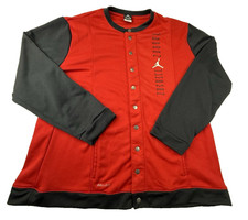 Nike Air Jordan Retro 11 Bred Performance Snap Jacket AH1549-687 Men SZ XXL 2XL