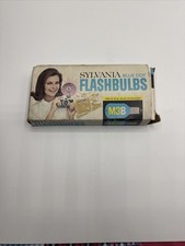 Vintage Sylvania M3B Flashbulbs Box of 12 Sealed Bulbs Camera Flash Photography