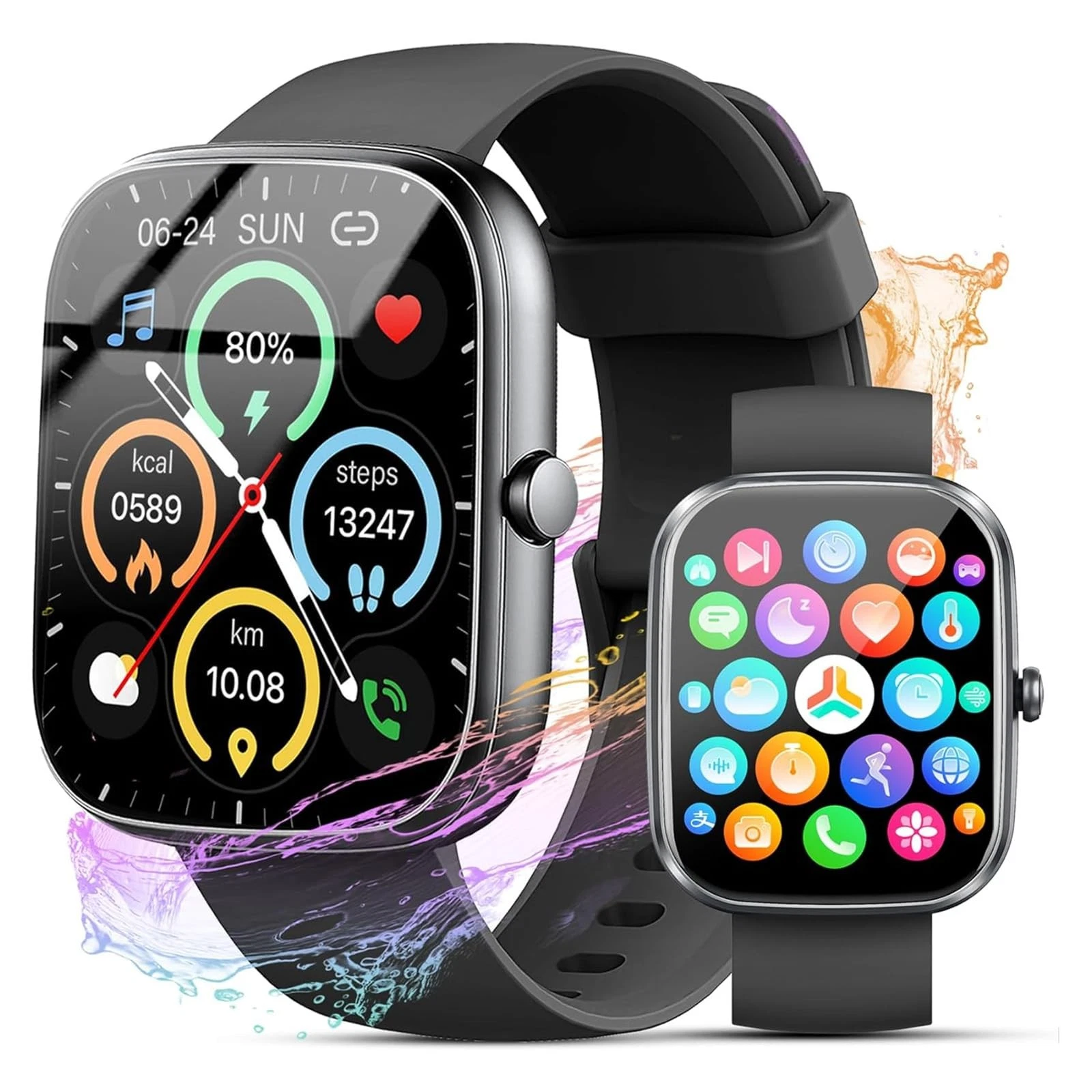 for Men , 1.91"with Answer/Make , Fitness Tracker with 100+ Sport Modes, Watc...