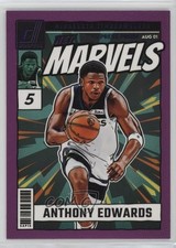 2024-25 Panini Donruss Net Marvels Press Proof Purple Anthony Edwards #5 11ng