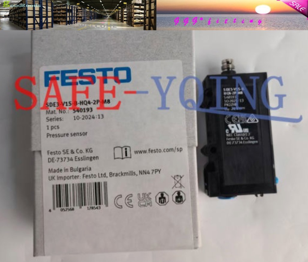 1pcs for FESTO 540193 SDE3-V1S-B-HQ4-2P-M8 new &amk