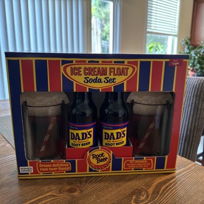 Dad s Old Fashioned Root Beer Ice Cream Float Set With Mugs Complete Set NOS