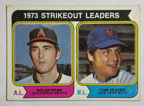 1973 Topps - League Leaders Nolan Ryan, Tom Seaver #207