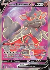 Hisuian Arcanine V 179/195 Ultra Rare Silver Tempest Pokemon Holo Near Mint on eBay