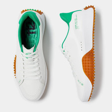 G/FORE MEN'S G.112 SNOW / TOAST Golf Shoes PU Leather Sneakers US 10-12
