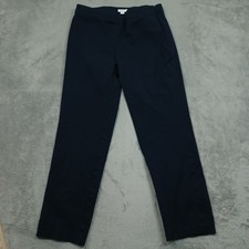 J Jill Pants Womens 10 Blue Precision Stretch Preppy Casual