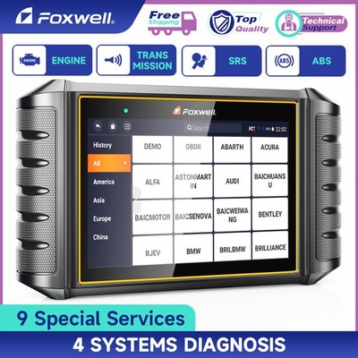 Foxwell NT716 Advanced Auto OBD2 Scanner ABS SRS AT TPMS DPF EPB Oil Reset Tool