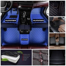 Für Hummer Automatten Auto Fußmatten Koffermatte 3D Rutschfest Wasserdicht PU