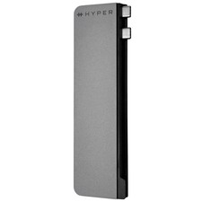 Hyper HyperDrive Next 8 Port Duo Slim USB-C Hub HD3002 - Space Gray