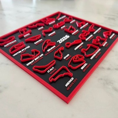 2026 Motorsport Event Dates Calendar For Home Or Offices Desk Wall Display