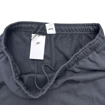 Nike x Stussy Washed Black Sweatpants Size XXL DO5296-010 for sale