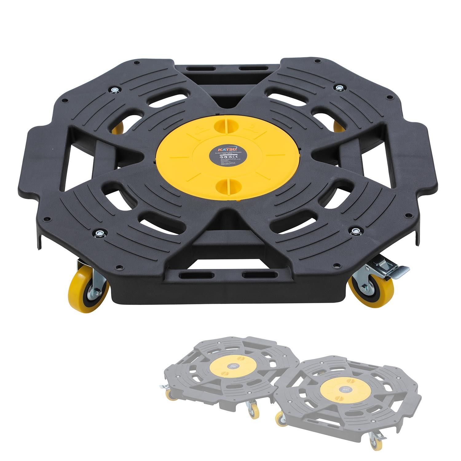 KATSU Tools Tire Dolly – 300 lb. Capacity(63.5 x 63.5 x 11.5cm)